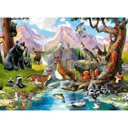 Puzzle 70 forest animals CASTOR