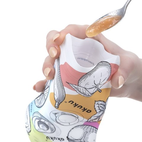 Saszetki wielorazowe na pokarm AKUKU