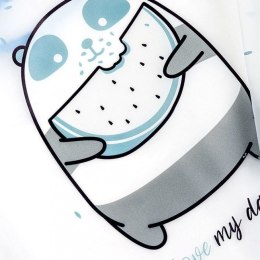 Śliniak z rękawem borsuk AKUKU