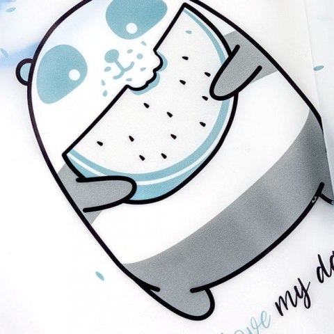 Śliniak z rękawem borsuk AKUKU