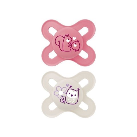 Smoczek start 0-2 planet girl MAM AKCESORIA