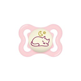 Smoczek supreme night 0+ girl MAM AKCESORIA