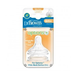 Smoczki 3 szeroka sz.2szt opt+ DR BROWNS