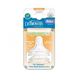 Smoczki 4 szeroka sz.2szt opt+ DR BROWNS