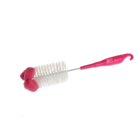 Szczot.do but.i sm. z gąb pink AKUKU