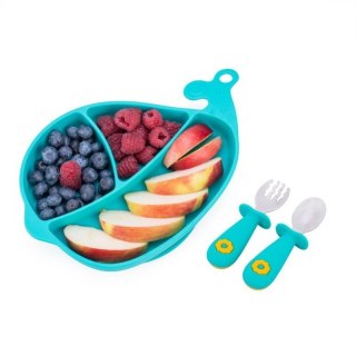 Talerz wieloryb+sztuć. morski GILIGUMS