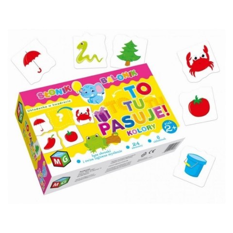 To tu pasuje-kolory-słonik bal MULTIGRA