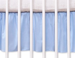 Falbanka maskująca 140x70cm- Wiszące serduszka niebieskie