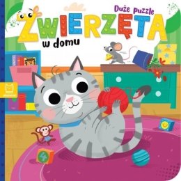 ZWIERZĘTA W DOMU DUŻE PUZZLE