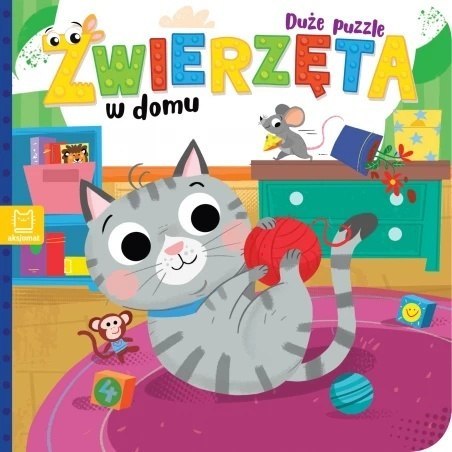 ZWIERZĘTA W DOMU DUŻE PUZZLE