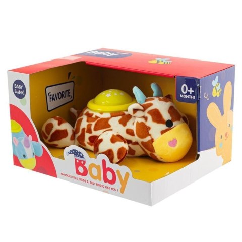 Zabawka plusz.projektor krowa EUROBABY ZABAWKI