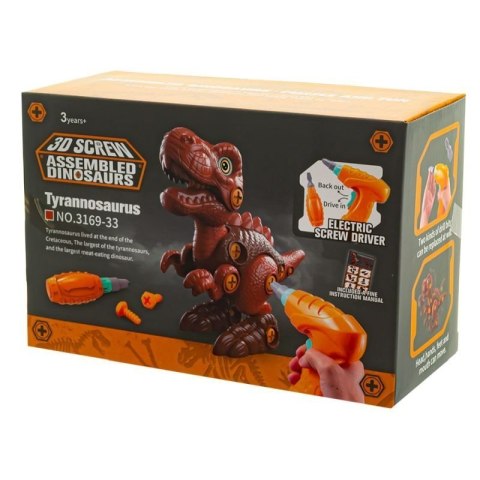 Zabawka tyranozaur do skręcania EUROBABY ZABAWKI