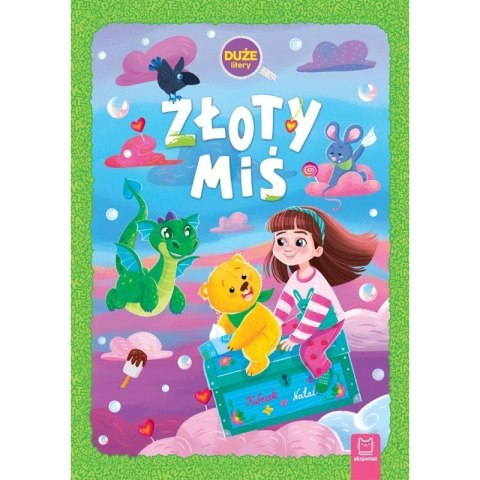 Złoty miś duże litery AKSJOMAT