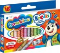 Bambino Kredki Z Glinki Kaolinowej 18 Kolorów Zestaw 0201