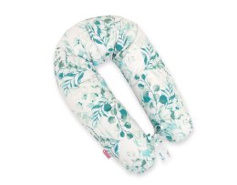 Bawełniana poszewka do poduszki ciążowej Longer - Eucaliptus mint