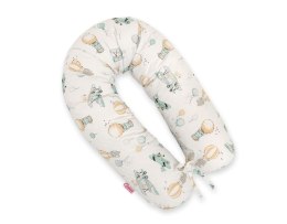 Bawełniana poszewka do poduszki ciążowej Longer - Sky adventure