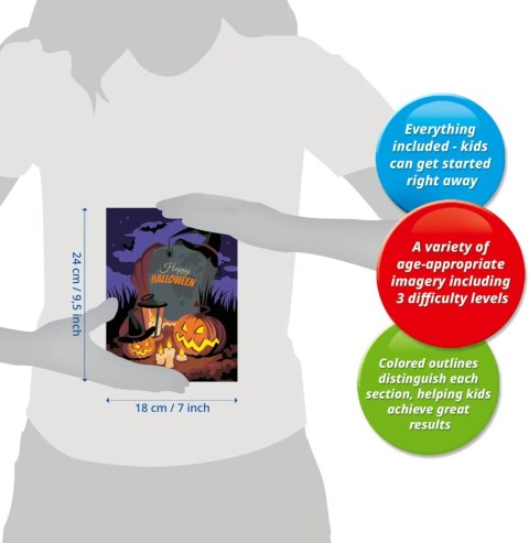 CreArt Halloweenowy Nastrój Malowanie Po Numerach Ravensburger 23713