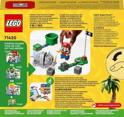 LEGO Super Mario Nosorożec Rambi Zestaw Rozszerzający 71420