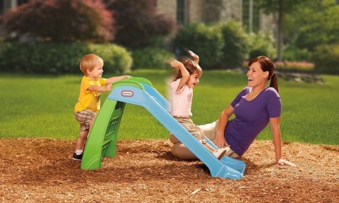 Little Tikes First slide pierwsza zjeżdżalnia zielono-błękitna