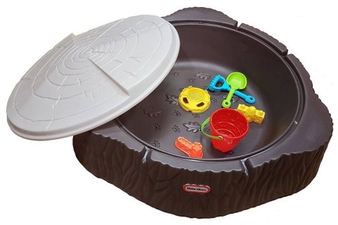 Little Tikes Woodland Sand Pit Piaskownica Pieniek 644658 Brązowa