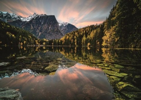 Ravensburger Puzzle 2D 1000 elementów: Jezioro Piburger 17326