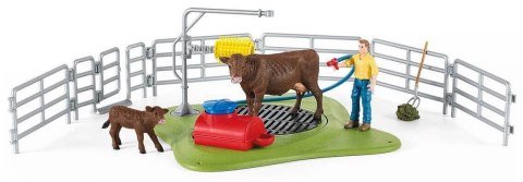 Schleich 42529 Myjnia Szczęśliwych Krów Farm World Zestaw