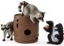 Schleich 42532 Orzechowe Psoty Szop Pracz Skunks Wild Life