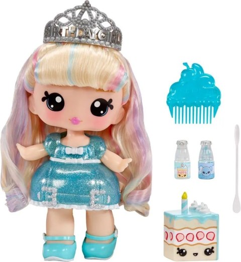 120742EUC Yummiland Large Doll + Lipgloss Pet- Callie Birthday Cake
