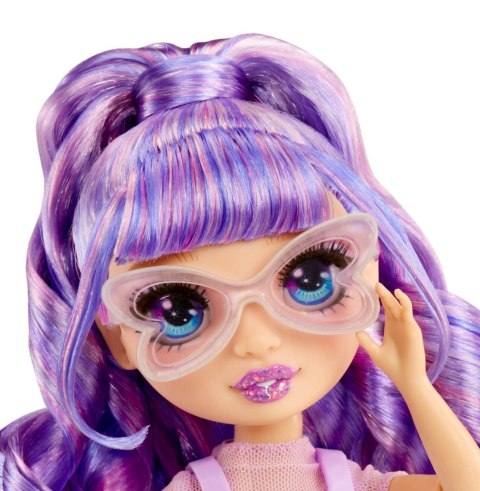 121404-EUC Rainbow High Creative Crystals Fashion Doll- Violet