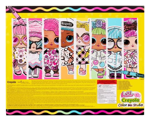 505273-EUC L.O.L. Surprise Loves CRAYOLA Color Me Studio Asst in PDQ