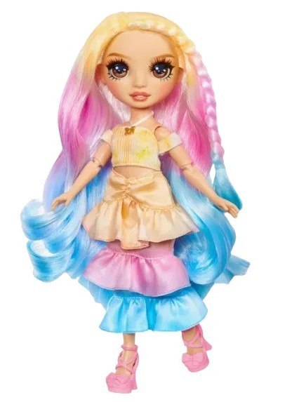 507598-EUC Rainbow High WaterColor & Create - Brown eyes