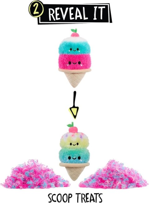 511779X1EUC Fluffie Stuffiez Small Plush - Double Scoop Ice Cream