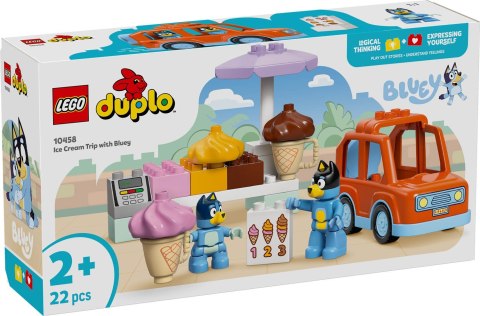 LEGO Duplo Bluey Ice Cream Trip With Bluey 10458