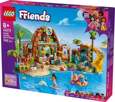 LEGO Friends Family Vacation Beach Resort 42673
