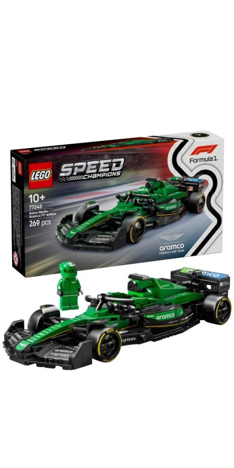 LEGO Speed Champions Aston Martin Aramco F1 Amr24 Race Car 77245