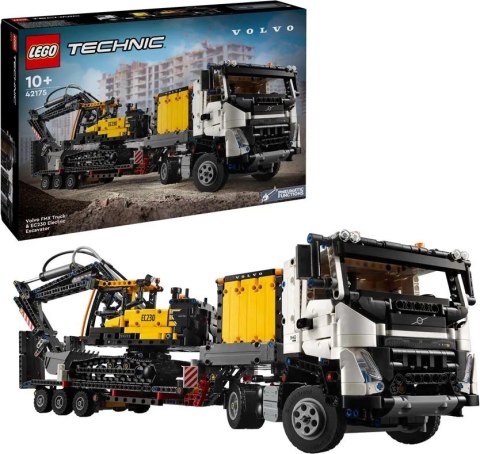 LEGO Technic Ciężarówka Volvo FMX i koparka EC230 Electric 42175
