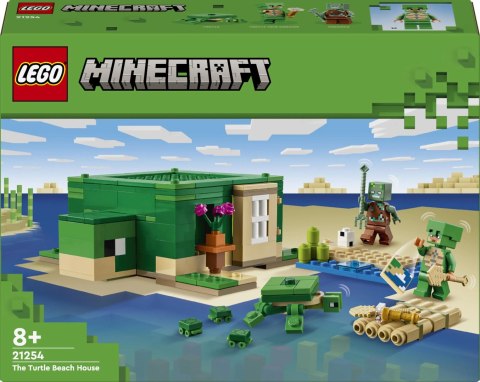 Lego Minecraft Domek na plaży żółwi 21254
