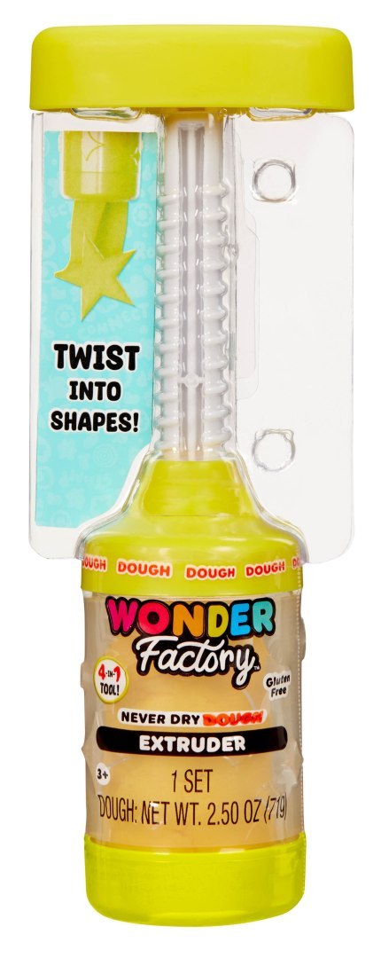 Wonder Factory Never Dry Dough Extruder - Yellow 532279