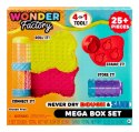 Wonder Factory Never Dry Dough & Sand Mega Box Set 595298-EUC