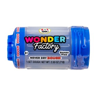 Wonder Factory Never Dry Dough Singles - Blue 595014
