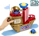 123088-EUC DohKins Pirate Ship Playset