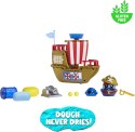123088-EUC DohKins Pirate Ship Playset