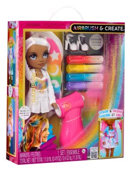 543367-EUC Rainbow High Air Brush & Create Fashion Dolls - Grey Eyes