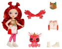 543381-EUC Rainbow High Littles Rainbow Fantasy Fairies Doll- Apple (Red)