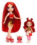 543381-EUC Rainbow High Littles Rainbow Fantasy Fairies Doll- Apple (Red)