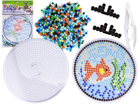 Koraliki do prasowania, Prasowanka, Szablon, Saszetka RYBKA W AKWARIUM