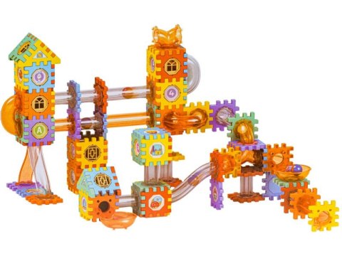 Klocki Konstrukcyjne, Tor Kulkowy Dla Kulek 226 Elementów Kulodrom Przecena 1