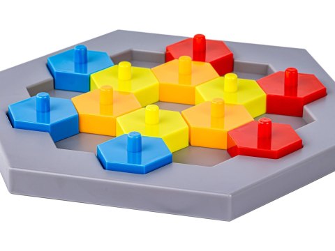Edukacyjna Gra Logiczna Na Refleks Karty, Układanka "Puzzle Chessboard" Klocki + 30 kart