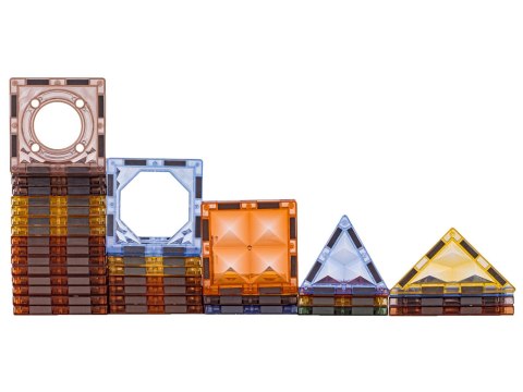 Klocki Magnetyczne Konstrukcyjne TOR KULKOWY Świecące Elementy 105 El. Kulodrom