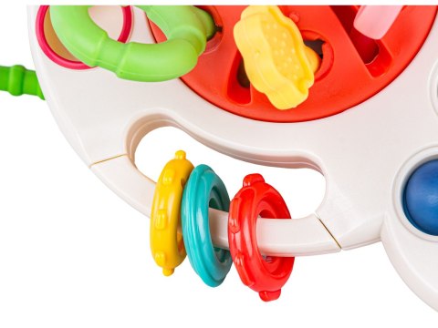 Ośmiornica Sensoryczna wielofunkcyjna zabawka dla dzieci Gryzak 4w1 edukacyjna + akcesoria